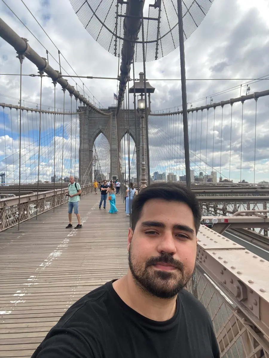 Felipe Rovaris em viagem
