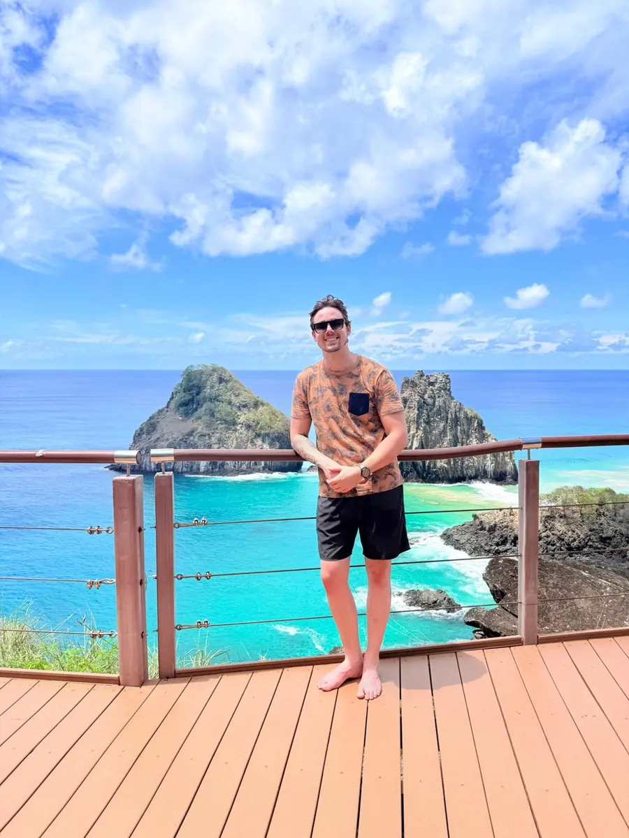 Jonas Frana em viagem