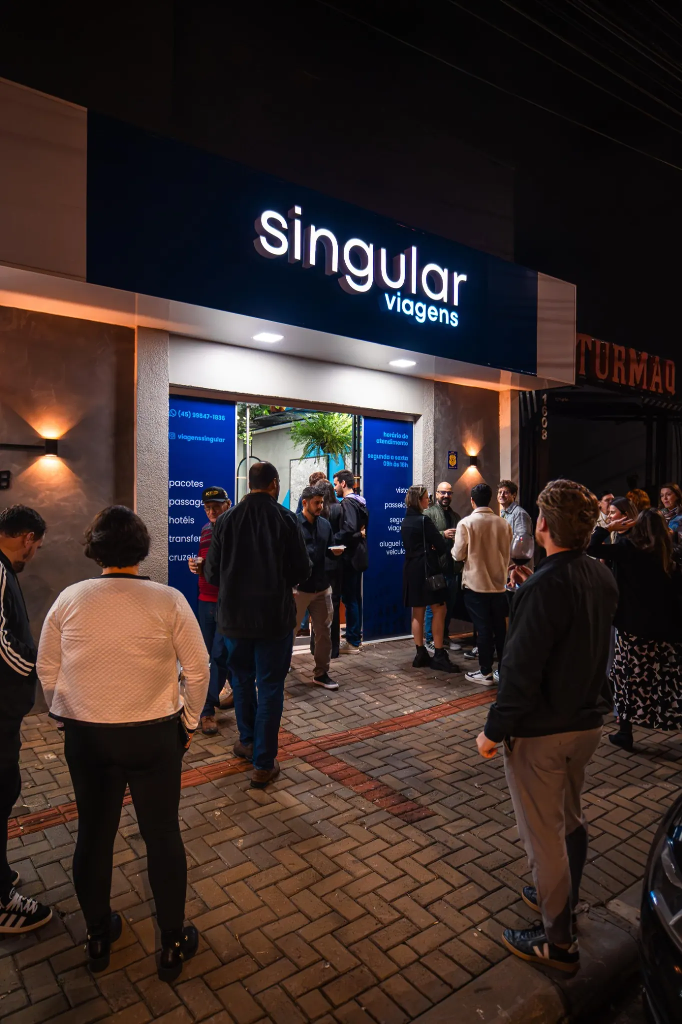 Inauguração da nova sala da Singular Viagens em Cascavel, em 2025